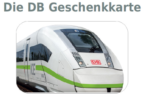 Deutsche bahn gutschein - deutsche,