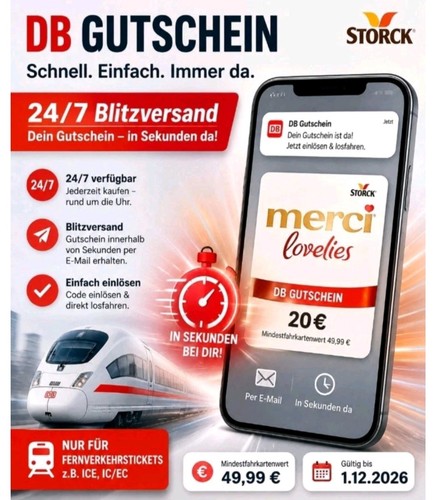 Euro db gutschein - 24/7, 20